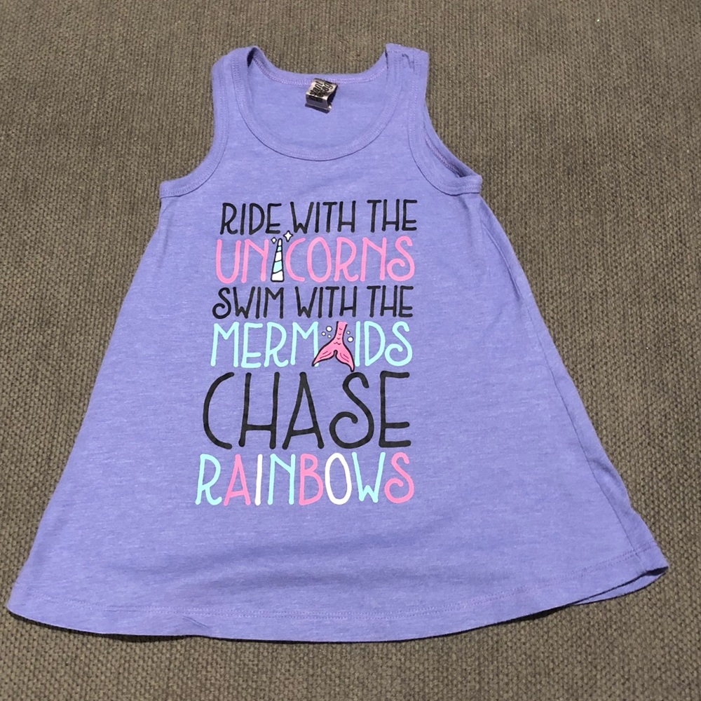Instant Message, purple tank dress, 3T